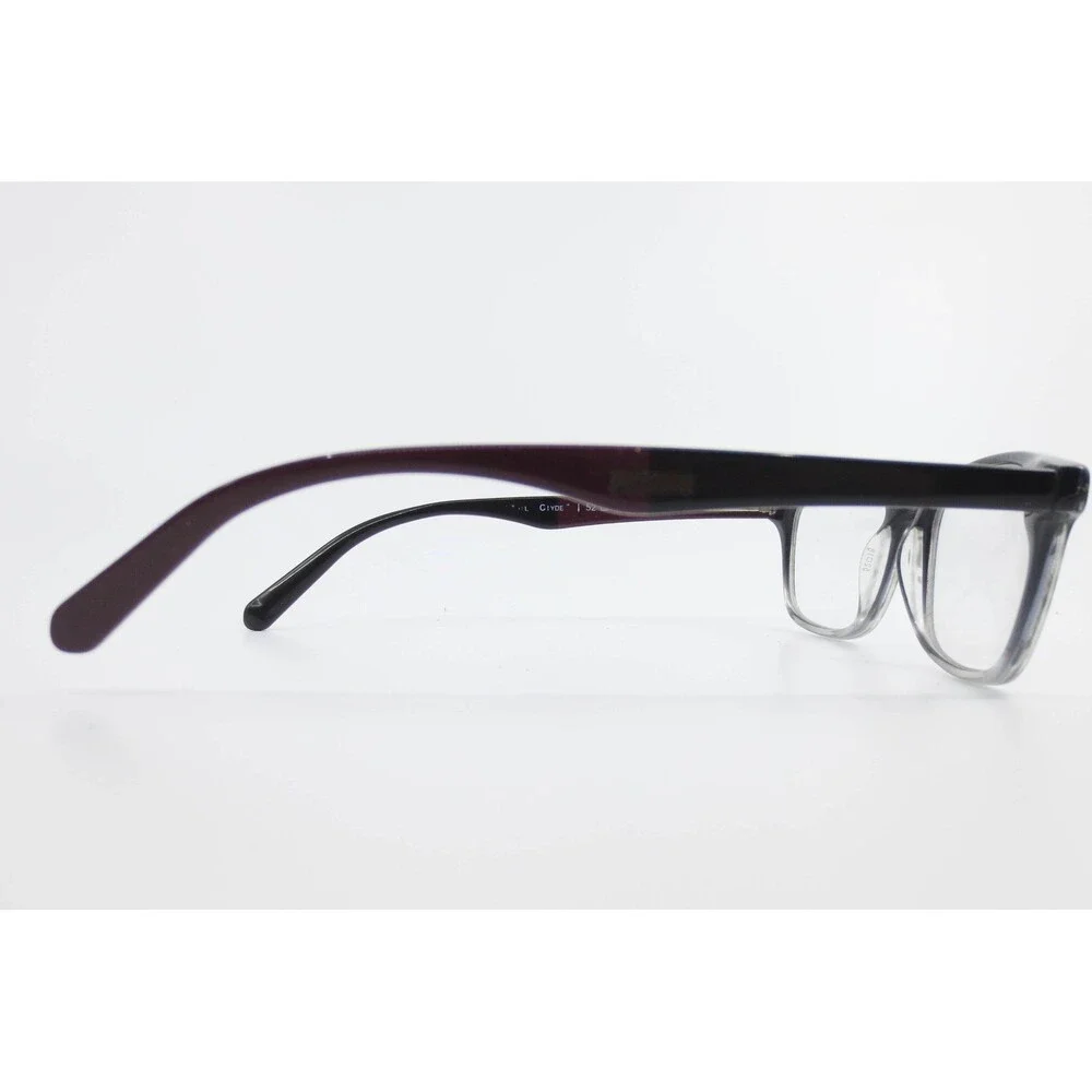Original Penguin Clyde Eyeglasses Black Burgundy Rectangular Frames 52-18-145